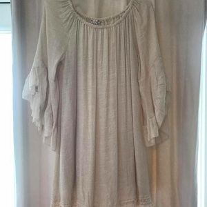 Tan Shift Dress